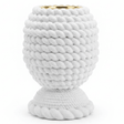 White Elegant Chalk Incense Burner | Handcrafted Bobble Texture | 12cm | Gold Rim - Al Kabayel Discount CentreWhite Elegant Chalk Incense Burner | Handcrafted Bobble Texture | 12cm | Gold RimIncense BurnerAKDCAl Kabayel Discount Centre