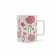 White Floral Poppy Ceramic Mug - 350ml - Al Kabayel Discount CentreWhite Floral Poppy Ceramic Mug - 350mlMugsAKDCAl Kabayel Discount Centre