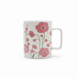 White Floral Poppy Ceramic Mug - 350ml - Al Kabayel Discount CentreWhite Floral Poppy Ceramic Mug - 350mlMugsAKDCAl Kabayel Discount Centre