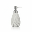 White & Grey Marble Swirl Ceramic & Plastic Liquid Soap Dispenser – 400ml - Al Kabayel Discount CentreWhite & Grey Marble Swirl Ceramic & Plastic Liquid Soap Dispenser – 400mlHolders & DispensersAKDCAl Kabayel Discount Centre