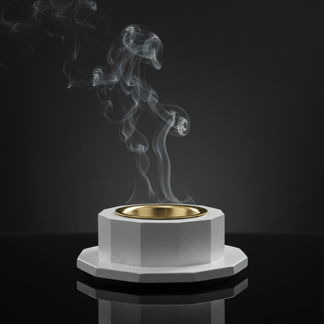 White Octagonal Wooden Incense Burner | 6×10cm - Al Kabayel Discount CentreWhite Octagonal Wooden Incense Burner | 6×10cmIncense BurnerAKDCAl Kabayel Discount Centre