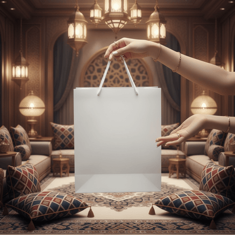 White Paper Gift Bag with Rope Handles | Elegant Luxury Packaging for Gifting | 32×25cm | - Al Kabayel Discount CentreWhite Paper Gift Bag with Rope Handles | Elegant Luxury Packaging for Gifting | 32×25cm |Packing & Wrapping SuppliesAKDCAl Kabayel Discount Centre