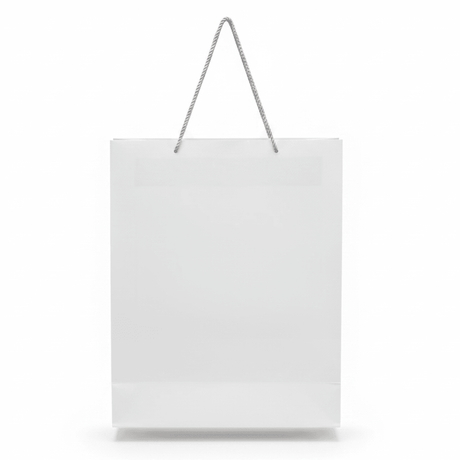 White Paper Gift Bag with Silver Rope Handles – 70×50cm | Premium Luxury Packaging for Weddings, Birthdays & Special Occasions - Al Kabayel Discount CentreWhite Paper Gift Bag with Silver Rope Handles – 70×50cm | Premium Luxury Packaging for Weddings, Birthdays & Special OccasionsPacking & Wrapping SuppliesAKDCAl Kabayel Discount Centre