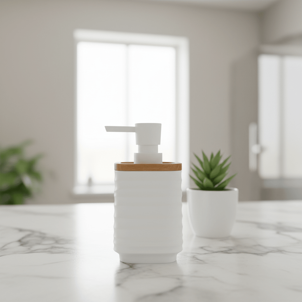White Plastic Liquid Soap Dispenser – 400ml - Al Kabayel Discount CentreWhite Plastic Liquid Soap Dispenser – 400mlHolders & DispensersAKDCAl Kabayel Discount Centre