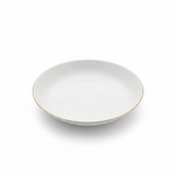 White Porcelain Soup Plate with Gold Rim - 7 Inch - Al Kabayel Discount CentreWhite Porcelain Soup Plate with Gold Rim - 7 InchPlatesAKDCAl Kabayel Discount Centre