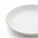 White Porcelain Soup Plate with Gold Rim - 7 Inch - Al Kabayel Discount CentreWhite Porcelain Soup Plate with Gold Rim - 7 InchPlatesAKDCAl Kabayel Discount Centre