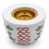 White & Red Pineapple Design Ceramic Incense Burner | 9×12 cm - Al Kabayel Discount CentreWhite & Red Pineapple Design Ceramic Incense Burner | 9×12 cmIncense burnerAKDCAl Kabayel Discount Centre