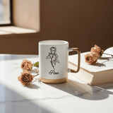 White Rose Ceramic Mug - 350ml - Al Kabayel Discount CentreWhite Rose Ceramic Mug - 350mlMugsAKDCAl Kabayel Discount Centre