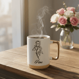 White Rose Ceramic Mug - 350ml - Al Kabayel Discount CentreWhite Rose Ceramic Mug - 350mlMugsAKDCAl Kabayel Discount Centre