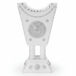 White & Silver Chalk Incense Burner | Ornate Mandala Design | 16×7cm - Al Kabayel Discount CentreWhite & Silver Chalk Incense Burner | Ornate Mandala Design | 16×7cmIncense burnerAKDCAl Kabayel Discount Centre