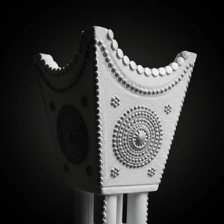 White & Silver Chalk Incense Burner | Ornate Mandala Design | 16×7cm - Al Kabayel Discount CentreWhite & Silver Chalk Incense Burner | Ornate Mandala Design | 16×7cmIncense burnerAKDCAl Kabayel Discount Centre