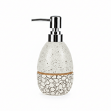 White Speckled Ceramic & Plastic Liquid Soap Dispenser – 400ml - Al Kabayel Discount CentreWhite Speckled Ceramic & Plastic Liquid Soap Dispenser – 400mlHolders & DispensersAKDCAl Kabayel Discount Centre