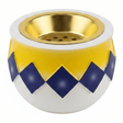 White Yellow & Blue Ceramic Incense Burner | Bakhoor Holder | 7×8 cm - Al Kabayel Discount CentreWhite Yellow & Blue Ceramic Incense Burner | Bakhoor Holder | 7×8 cmIncense BurnerAKDCAl Kabayel Discount Centre