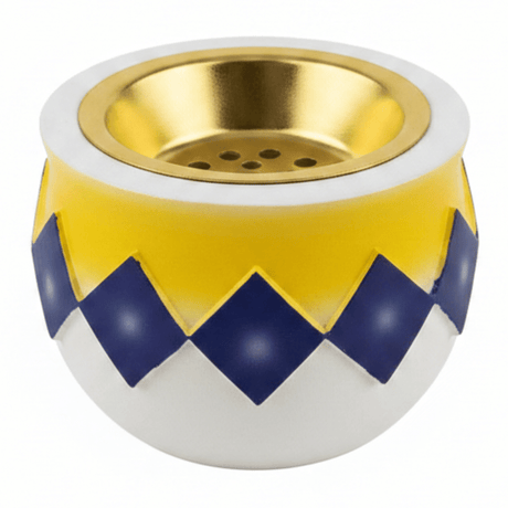 White Yellow & Blue Ceramic Incense Burner | Bakhoor Holder | 7×8 cm - Al Kabayel Discount CentreWhite Yellow & Blue Ceramic Incense Burner | Bakhoor Holder | 7×8 cmIncense BurnerAKDCAl Kabayel Discount Centre