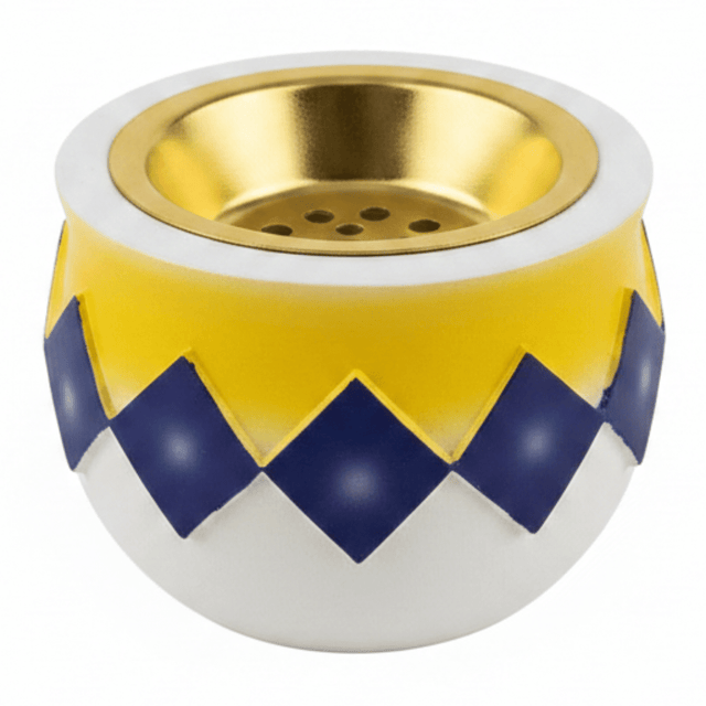White Yellow & Blue Ceramic Incense Burner | Bakhoor Holder | 7×8 cm - Al Kabayel Discount CentreWhite Yellow & Blue Ceramic Incense Burner | Bakhoor Holder | 7×8 cmIncense BurnerAKDCAl Kabayel Discount Centre