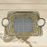 Wicker Basket Natural Study Willow Basket, Vintage - Style Picnic Basket With Handle Metal Ramadan Basket, Easter Basket, Multipurpose Storage Baskets for Fruit, Candy Gift 37cmX27cmX10cm - Al Kabayel Discount CentreWicker Basket Natural Study Willow Basket, Vintage - Style Picnic Basket With Handle Metal Ramadan Basket, Easter Basket, Multipurpose Storage Baskets for Fruit, Candy Gift 37cmX27cmX10cmRattanAKDCAl Kabayel Discount Centre