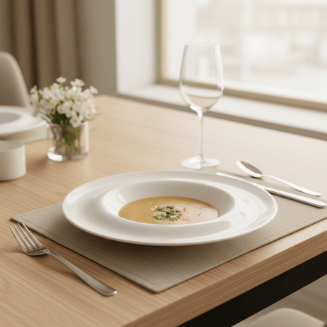 Wilmax Round White Porcelain Soup Plate - 9 Inch - Al Kabayel Discount CentreWilmax Round White Porcelain Soup Plate - 9 InchPlatesWILMAXAl Kabayel Discount Centre