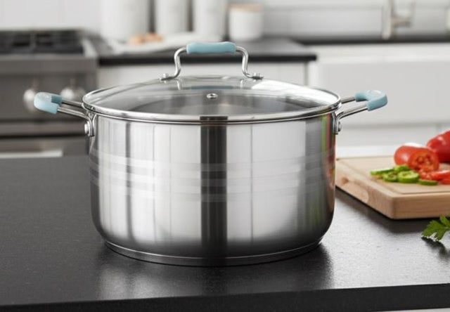 Wilson Stainless Steel Casserole with Glass Lid 32cm, 15.7L - Al Kabayel Discount CentreWilson Stainless Steel Casserole with Glass Lid 32cm, 15.7LCasseroles & Stock PotsWILSONAl Kabayel Discount Centre