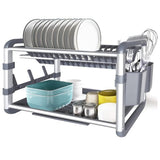 WINDCERA Aluminum Dish Rack – Heavy Duty Kitchen Drainer & Organizer, 60.9 x 26.7 x 34.2 cm, Sleek Design - Al Kabayel Discount CentreWINDCERA Aluminum Dish Rack – Heavy Duty Kitchen Drainer & Organizer, 60.9 x 26.7 x 34.2 cm, Sleek DesignOrganizers & AccessoriesWINDCERAAl Kabayel Discount Centre