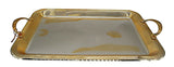 WINDCERA Designer Silver & Gold Tray with Handle – 48×34 cm Exclusive Look - Al Kabayel Discount CentreWINDCERA Designer Silver & Gold Tray with Handle – 48×34 cm Exclusive LookServing TraysWINDCERAAl Kabayel Discount Centre