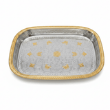 Windcera Gold & Silver Stainless Steel Rectangle Serving Tray | 45×33cm - Al Kabayel Discount CentreWindcera Gold & Silver Stainless Steel Rectangle Serving Tray | 45×33cmServing TraysWINDCERAAl Kabayel Discount Centre