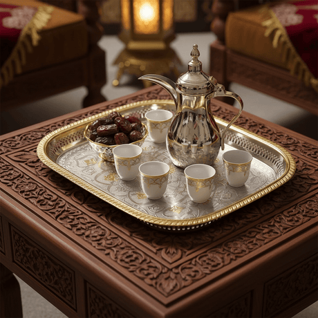 Windcera Gold & Silver Stainless Steel Rectangle Serving Tray | 45×33cm - Al Kabayel Discount CentreWindcera Gold & Silver Stainless Steel Rectangle Serving Tray | 45×33cmServing TraysWINDCERAAl Kabayel Discount Centre