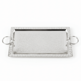 Windcera Modern Rectangular Silver Stainless Steel Serving Tray with Durable Side Handles, Decorative Food Tea & Beverage Serving Platter for Kitchen Dining Table & Parties – 41 x 21 cm - Al Kabayel Discount CentreWindcera Modern Rectangular Silver Stainless Steel Serving Tray with Durable Side Handles, Decorative Food Tea & Beverage Serving Platter for Kitchen Dining Table & Parties – 41 x 21 cmServing TraysWindceraAl Kabayel Discount Centre