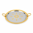 Windcera Round Gold & Silver Stainless Steel Serving Tray – 35cm - Al Kabayel Discount CentreWindcera Round Gold & Silver Stainless Steel Serving Tray – 35cmServing TraysWINDCERAAl Kabayel Discount Centre