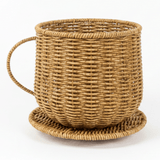 Wire Decorative Cup & Saucer Set | 17×17 cm | Artisan Home Accent Woven Color - Al Kabayel Discount CentreWire Decorative Cup & Saucer Set | 17×17 cm | Artisan Home Accent Woven ColorRattansAKDCAl Kabayel Discount Centre