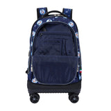 Wires 4 - Wheel Trolley 19" School Bag Set with Lunch Bag and Pencil Case, 900D Gucci Material, Blue Penguin - W24557 - Al Kabayel Discount CentreWires 4 - Wheel Trolley 19" School Bag Set with Lunch Bag and Pencil Case, 900D Gucci Material, Blue Penguin - W24557School BagsWIRESAl Kabayel Discount Centre