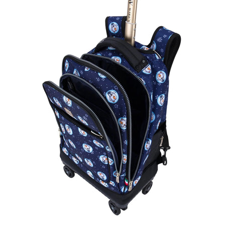 Wires 4 - Wheel Trolley 19" School Bag Set with Lunch Bag and Pencil Case, 900D Gucci Material, Blue Penguin - W24557 - Al Kabayel Discount CentreWires 4 - Wheel Trolley 19" School Bag Set with Lunch Bag and Pencil Case, 900D Gucci Material, Blue Penguin - W24557School BagsWIRESAl Kabayel Discount Centre