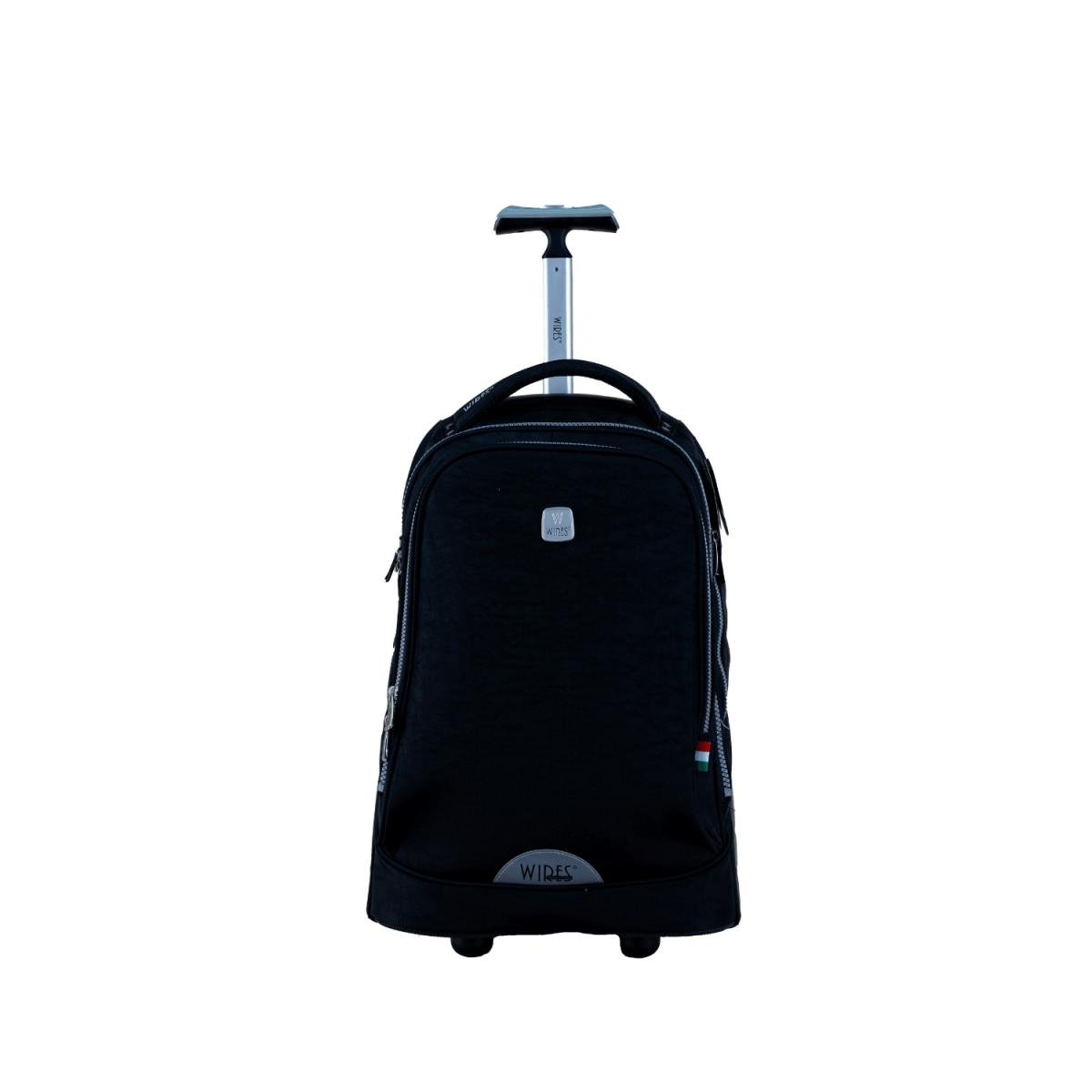 Wires Big Wheel Black School Bag With Tolley 19", Lunch Bag And Pencil Case - Al Kabayel Discount CentreWires Big Wheel Black School Bag With Tolley 19", Lunch Bag And Pencil CaseSchool BagsWIRESAl Kabayel Discount Centre