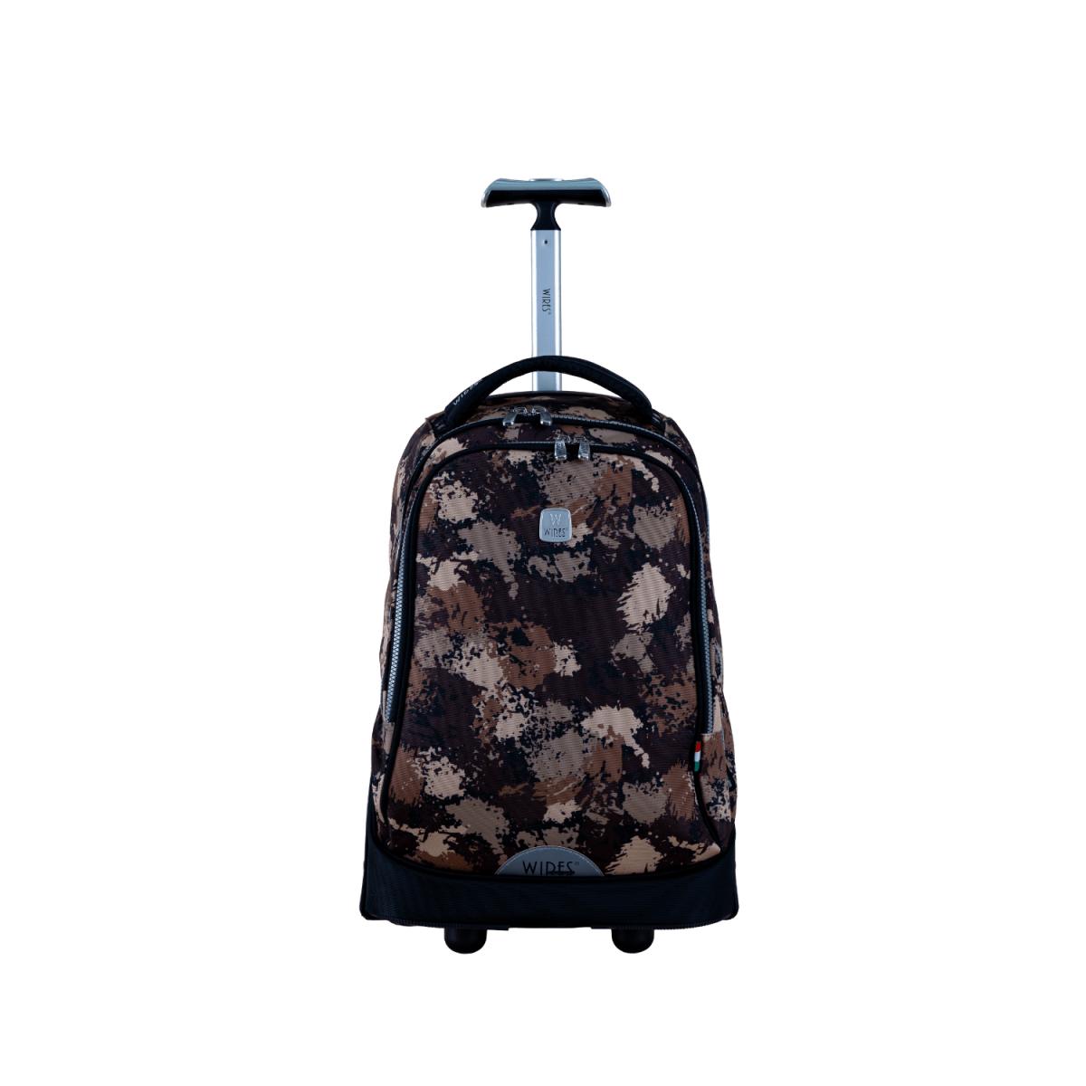 Wires Big Wheel Camouflage School Bag With Tolley 19", Lunch Bag And Pencil Case - Al Kabayel Discount CentreWires Big Wheel Camouflage School Bag With Tolley 19", Lunch Bag And Pencil CaseSchool BagsWIRESAl Kabayel Discount Centre