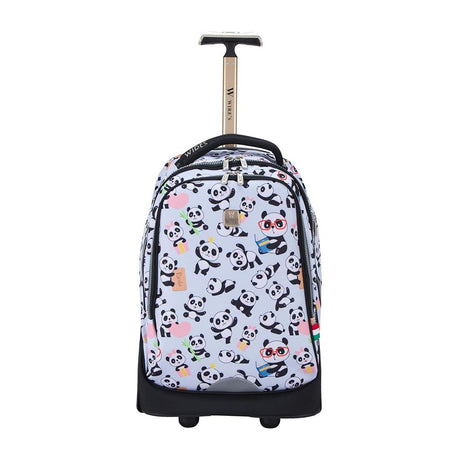 Wires Big Wheel Mist Panda School Bag With Tolley 19", Lunch Bag And Pencil Case - Al Kabayel Discount CentreWires Big Wheel Mist Panda School Bag With Tolley 19", Lunch Bag And Pencil CaseSchool BagsWIRESAl Kabayel Discount Centre