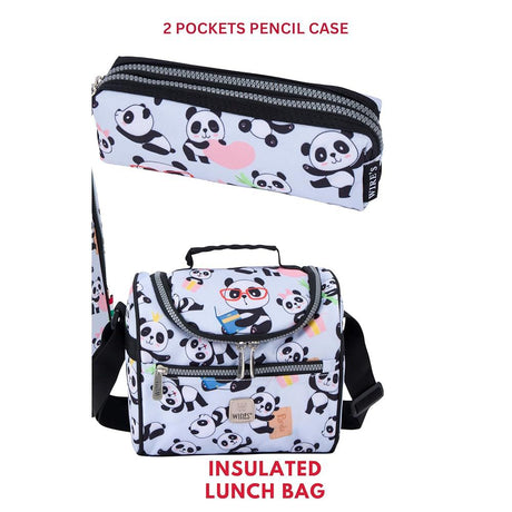 Wires Big Wheel Mist Panda School Bag With Tolley 19", Lunch Bag And Pencil Case - Al Kabayel Discount CentreWires Big Wheel Mist Panda School Bag With Tolley 19", Lunch Bag And Pencil CaseSchool BagsWIRESAl Kabayel Discount Centre