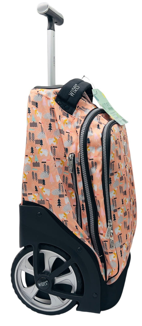 Wires Big Wheel Pine Tree School Bag With Tolley 19", Lunch Bag And Pencil Case - Al Kabayel Discount CentreWires Big Wheel Pine Tree School Bag With Tolley 19", Lunch Bag And Pencil CaseSchool BagsWIRESAl Kabayel Discount Centre