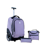 Wires Big Wheel School Bag Trolley Set of 3 (Lunch Bag & Pencil Case) Purple - Al Kabayel Discount CentreWires Big Wheel School Bag Trolley Set of 3 (Lunch Bag & Pencil Case) PurpleSchool BagsWIRESAl Kabayel Discount Centre