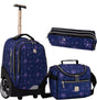 Wires Big Wheel School Bag Trolley Set of 3 (Lunch Bag & Pencil Case) Stars - Al Kabayel Discount CentreWires Big Wheel School Bag Trolley Set of 3 (Lunch Bag & Pencil Case) StarsSchool BagsWIRESAl Kabayel Discount Centre