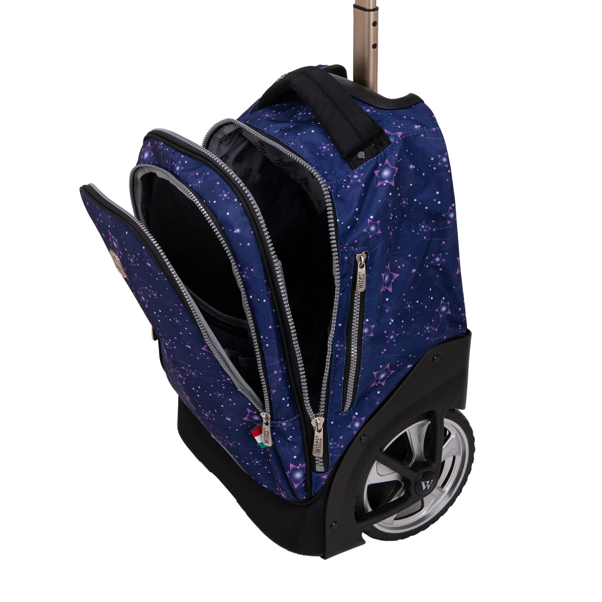 Wires Big Wheel Stars School Bag With Tolley 19", Lunch Bag And Pencil Case - Al Kabayel Discount CentreWires Big Wheel Stars School Bag With Tolley 19", Lunch Bag And Pencil CaseSchool BagsWIRESAl Kabayel Discount Centre