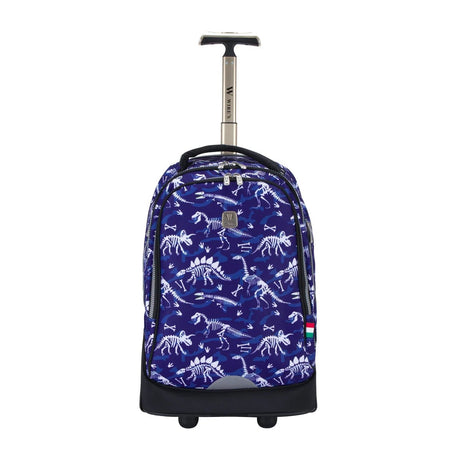 Wires Blue Dinosaur Big School Bag With Tolley 19"(Lunch Bag And Pencil Case) - Al Kabayel Discount CentreWires Blue Dinosaur Big School Bag With Tolley 19"(Lunch Bag And Pencil Case)School BagsWIRESAl Kabayel Discount Centre