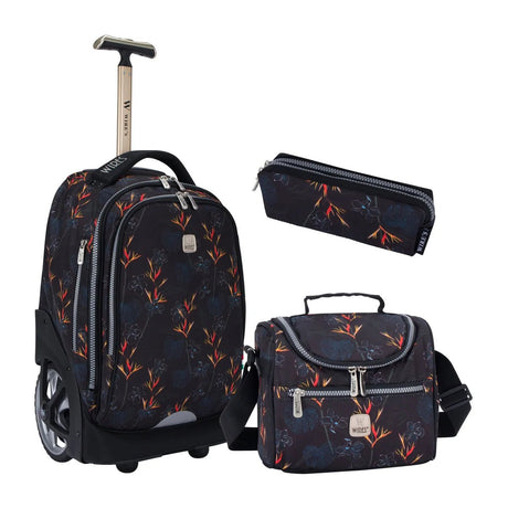 Wires Deep Pond Big School Bag With Tolley 19"(Lunch Bag And Pencil Case) - Al Kabayel Discount CentreWires Deep Pond Big School Bag With Tolley 19"(Lunch Bag And Pencil Case)School BagsWIRESAl Kabayel Discount Centre