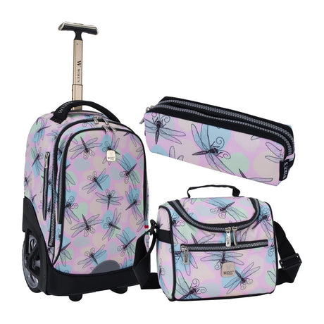 Wires Dragon Fly Big Wheel School Bag With Tolley 19"(Lunch Bag And Pencil Case) - Al Kabayel Discount CentreWires Dragon Fly Big Wheel School Bag With Tolley 19"(Lunch Bag And Pencil Case)School BagsWIRESAl Kabayel Discount Centre