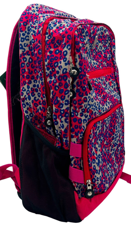 Wires School Bag 19", Wrinkle Fabric Material, Pink/Blue Leapord Design - Al Kabayel Discount CentreWires School Bag 19", Wrinkle Fabric Material, Pink/Blue Leapord DesignSchool BagsWIRESAl Kabayel Discount Centre