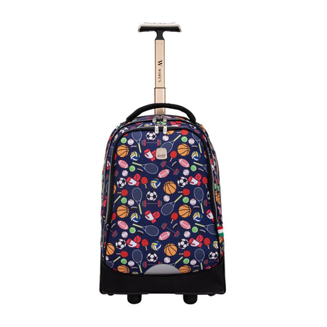Wires Sport Big School Bag With Tolley 19"(Lunch Bag And Pencil Case) - Al Kabayel Discount CentreWires Sport Big School Bag With Tolley 19"(Lunch Bag And Pencil Case)School BagsWIRESAl Kabayel Discount Centre