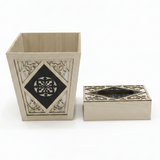 Wooden Dustbin with Matching Tissue Box Set – Natural Finish Home and Office Organizer – 28 × 25 cm & 26 × 13 cm - Al Kabayel Discount CentreWooden Dustbin with Matching Tissue Box Set – Natural Finish Home and Office Organizer – 28 × 25 cm & 26 × 13 cmOrganizers & AccessoriesAKDCAl Kabayel Discount Centre