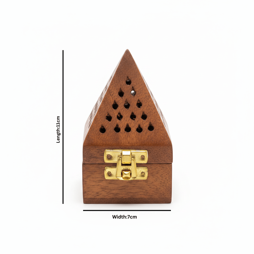 Wooden Incense Burner Box - 11×7 cm - Al Kabayel Discount CentreWooden Incense Burner Box - 11×7 cmIncense BurnerAKDCAl Kabayel Discount Centre