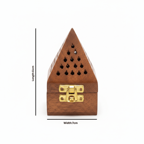 Wooden Incense Burner Box - 11×7 cm - Al Kabayel Discount CentreWooden Incense Burner Box - 11×7 cmIncense BurnerAKDCAl Kabayel Discount Centre