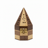 Wooden Pyramid Incense Burner Box - 15×9 cm - Al Kabayel Discount CentreWooden Pyramid Incense Burner Box - 15×9 cmIncense BurnerAKDCAl Kabayel Discount Centre