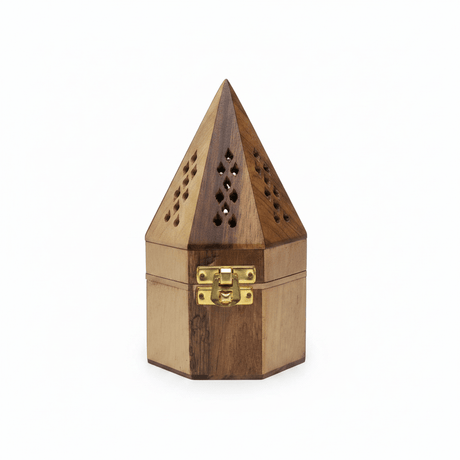 Wooden Pyramid Incense Burner Box - 18×10 cm - Al Kabayel Discount CentreWooden Pyramid Incense Burner Box - 18×10 cmIncense BurnerAKDCAl Kabayel Discount Centre