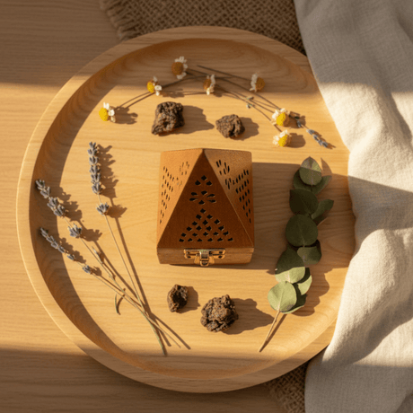 Wooden Pyramid Incense Burner Box - 18×8 cm - Al Kabayel Discount CentreWooden Pyramid Incense Burner Box - 18×8 cmIncense BurnerAKDCAl Kabayel Discount Centre